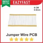 Resistor Kawat Jumper 0 Ohm 1/4W Breadboard PCB 0.5mm Wire 6cm