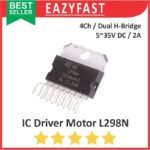 IC Driver Motor DC L298 L298N DIP 2A 4Ch 4 Ch Channel  Dual H Bridge Dinamo L 298 N 298N