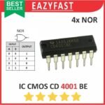 IC CMOS CD 4001 BE DIP Gerbang Logika NOR Logic Gate CD4001BE CD4001 4001BE CD HD HCF HEF MC TC BE