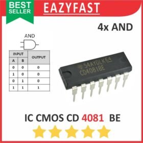 IC CMOS CD 4081 BE DIP Gerbang Logika AND Logic Gate CD4081BE CD4081 4081BE CD HD HCF HEF MC TC BE