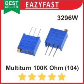 Trimpot Multiturn 104 100K 100 K Ohm 3296w Potensio Multi Turn Trimmer