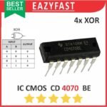 IC CMOS CD 4070 BE DIP Gerbang Logika XOR Logic Gate CD4070BE CD4070 4070BE CD HD HCF HEF MC TC BE