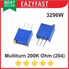 Trimpot Multiturn 204 200K 200 K Ohm 3296w Potensio Multi Turn Trimmer