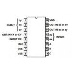 IC CMOS CD 4053 BE DIP 3x 2 Ch Channel 2Ch Analog Multiplexer CD4053BE CD4053 4053BE CD HD HCF HEF MC TC BE - Image 2