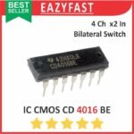 IC CMOS CD 4016 BE DIP 2x 4 Ch Channel 4Ch Bilateral Switch CD40160BE CD40106 40106BE CD HD HCF HEF MC TC BE