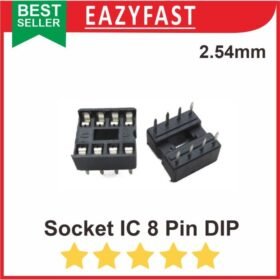 Socket IC 8P 8 P Pin Kaki DIP Skinny Soket Rumah Dudukan Adapter