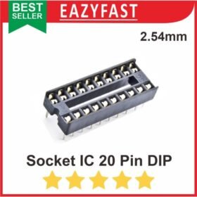 Socket IC 20P 20 P Pin Kaki DIP Skinny Soket Rumah Dudukan Adapter