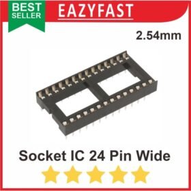 Socket IC 24P 24 P Pin Kaki DIP Wide Soket Rumah Dudukan Adapter
