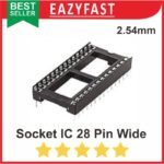 Socket IC 28P 28 P Pin Kaki DIP Wide Soket Rumah Dudukan Adapter