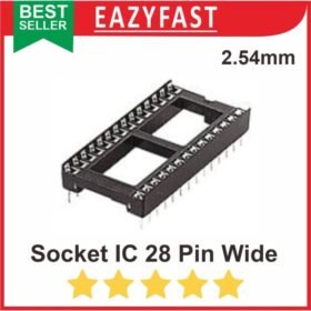 Socket IC 28P 28 P Pin Kaki DIP Wide Soket Rumah Dudukan Adapter