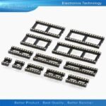 Socket IC 8P 8 P Pin Kaki DIP Round Swiss Gold Soket Dudukan Adapter - Image 2