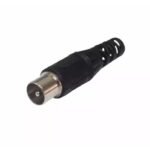 Jack Kabel Antena TV Antenna Cable Connector Colokan Konektor TV PVC - Image 2