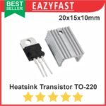 Heatsink TO 220 sirip Pendingin Transistor Aluminium Heat Sink to220