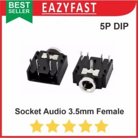 Socket Audio Stereo 3.5mm PCB 3 Pin Plastik