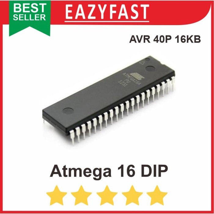 ginee_20250926152632437_6590624844.jpeg IC Atmel Atmega AT Mega 16 DIP Atmega16 Chip AVR Micro Controller uC - Image 1