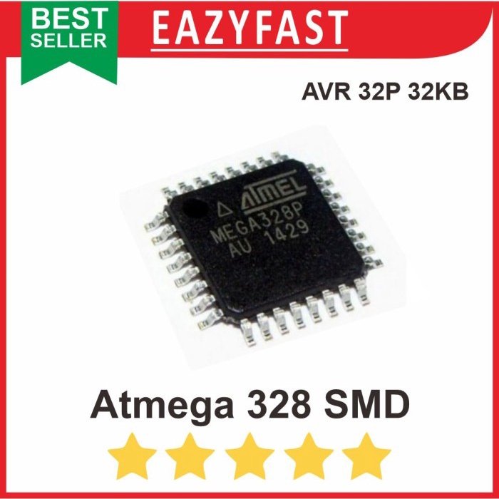ginee_20250926154009482_2159687624.jpeg IC Atmel Atmega AT Mega 328 SMD Atmega328 Chip AVR Micro Controller uC - Image 1