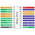 IC Atmel ATTiny2313 ATTiny AT Tiny 2313 Chip Micro Mikro Controller uC - Image 2