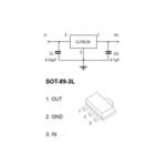 IC Regulator L 7812 CV 12 V Volt 12V 100mA 0.1A 78L12 78M12 SMD SOT-89 - Image 3