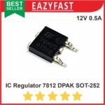 IC Regulator L 7812 CV 12 V Volt 12V 0.5A SMD DPAK 78L12 78M12 TO-252