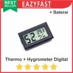 Hygrometer + Thermometer LCD Digital Sensor Kelembaban Suhu Humidity