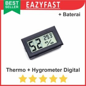 Hygrometer + Thermometer LCD Digital Sensor Kelembaban Suhu Humidity
