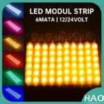 Lampu Modul LED Strip Module 6 Titik Mata Lensa Warna 12V 12 V Volt DC Motor Mobil - Image 2