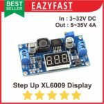 XL6009 Adjustable DC-DC Step Up Boost Converter Display Voltmeter