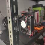 Kipas Fan Pendingin Rak 4cm GPON EPON OLT HSGQ Kabel FO Fiber Optik Optic Server Rack Hub Siku Lubang Router Jaringan - Image 3