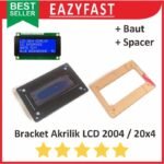 Bracket Akrilik LCD 2004 20x4 Acrylic Case Frame Arduino Tutup Panel