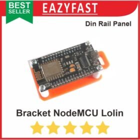 Bracket Dudukan Modul ESP NodeMCU Lolin Module MCB Din Rail Rel Panel