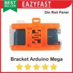 Bracket Dudukan Modul Arduino Mega Module MCB Din Rail Rel Panel - Image 2