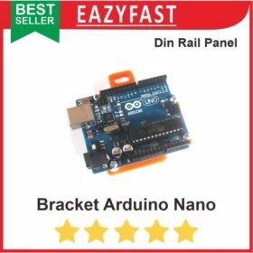Bracket Dudukan Modul Arduino Nano Module MCB Din Rail Rel Panel