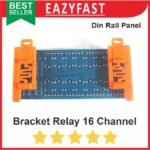Bracket Dudukan Modul Relay 16 Channel Module MCB Din Rail Rel Panel - Image 2