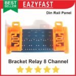 Bracket Dudukan Modul Relay 8 Channel Module MCB Din Rail Rel Panel - Image 2