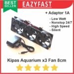 Kipas Aquarium 3 x3 3x Fan Cooler Pendingin Air Akuarium Aquascape