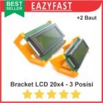 Bracket Dudukan LCD 2004 20x4 Arduino Holder 3 Posisi Tegak Miring