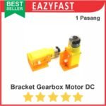 Bracket Motor DC Dinamo Gearbox Roda Robot Horizontal Vertikal 1 Pair