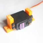 Bracket Servo MG995 MG996R Dudukan Stand Holder Vertikal Horizontal 3D - Image 2