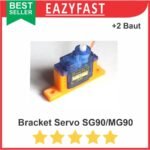 Bracket Servo SG90 MG90 Dudukan Stand Holder Vertikal Horizontal 3D