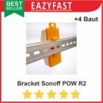 Bracket Dudukan Sonoff POW R2 Watt Meter IoT MCB Din Rail Wifi POWR2