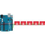 Modul LED Strip RGB SMD WS2812B 8 Bit Mata Channel x8 Ch Chanel 5050 WS2812 WS 2812 B Smart Chip IC Arduino Address 5V 5 Volt - Image 3