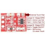 Saklar Sensor Sentuh TTP223 Touch Switch Push Button TTP 223 Self Lock - Image 2