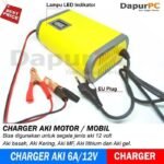 Charger Charge Casan Aki Accu Mobil Motor 12v 6A Portable Otomatis - Image 3