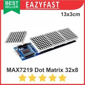 Modul LED Dot Matrix MAX7219 4 in 1 4x 8x8 Running Text Display ESP Arduino Compatible Max 7219 Driver Module