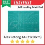 Cutting Mat Matt Pad A4 Papan Alas Potong Cutter Work Green 21x30 cm