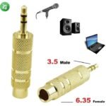 Audio Jack 3.5 to 6.5 mm Converter Adapter Konverter Adaptor Konektor - Image 3