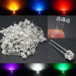 LED Strawhat 5mm Clear Red Straw Hat Topi Bening Nyala Merah Super - Image 2