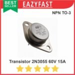 Transistor Jengkol 2N3055 NPN Final Power Driver 60V 15A 115W TO-3