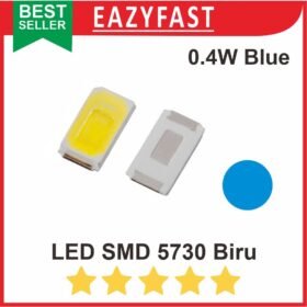 LED SMD 5730 Blue BIRU 0.4W 3.1-3.4V Lampu Ultra Bright Chip Baru
