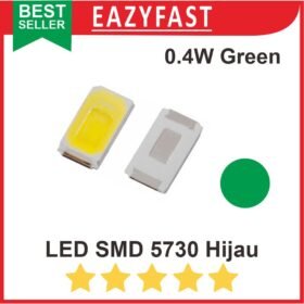 LED SMD 5730 Green Hijau 0.4W 3.1-3.4V Lampu Ultra Bright Chip Baru